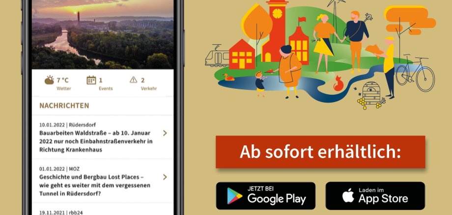 Rüdersdorf gibt es jetzt als App