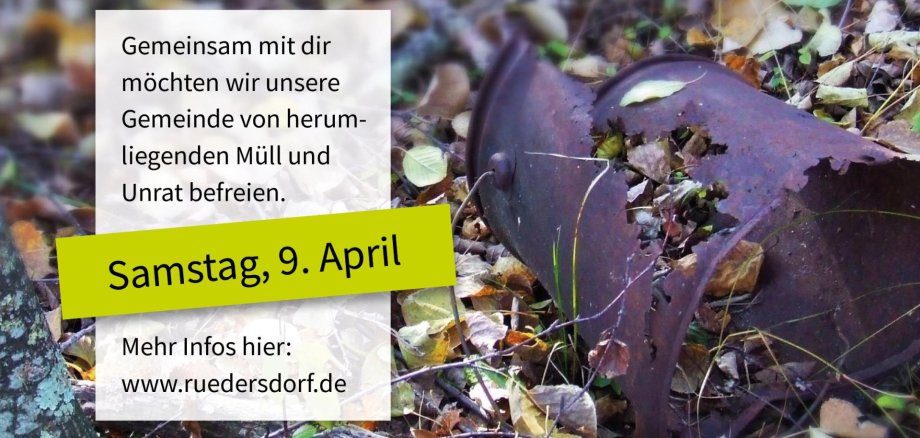 Frühjahrsputz am 9. April 2022