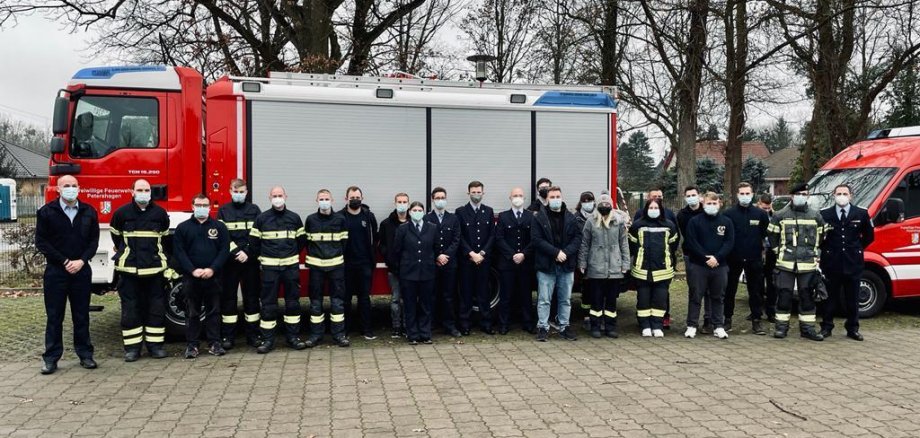 Informationen des Gemeindewehrführers Björn Hanneck