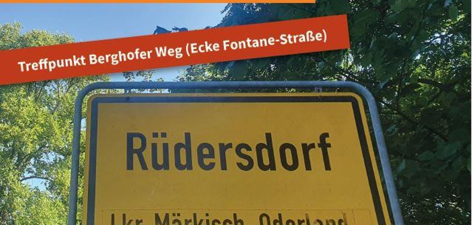 Ortsrundgang mit Bürgermeisterin in Rüdersdorf am 21. August