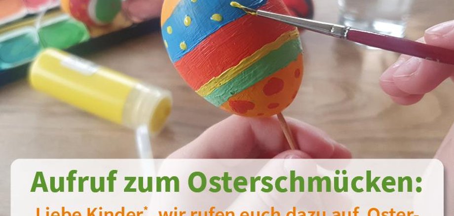 Aufruf zum Osterschmücken