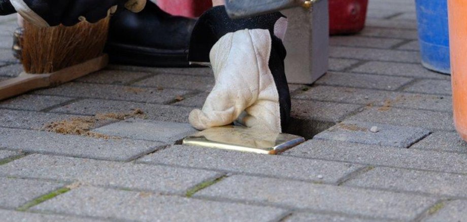 Stolpersteinverlegung in Herzfelde